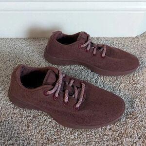 Allbirds Maroon Wool Runner sz 7